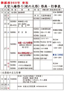 令和5年秋祭チラシ 裏